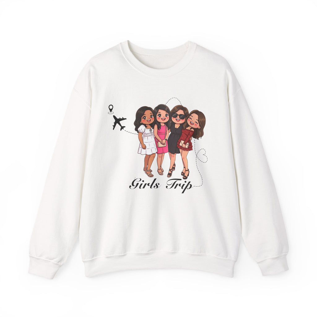 Girls Trip Sweatshirt — Cute Travel Crewneck for Best Friends