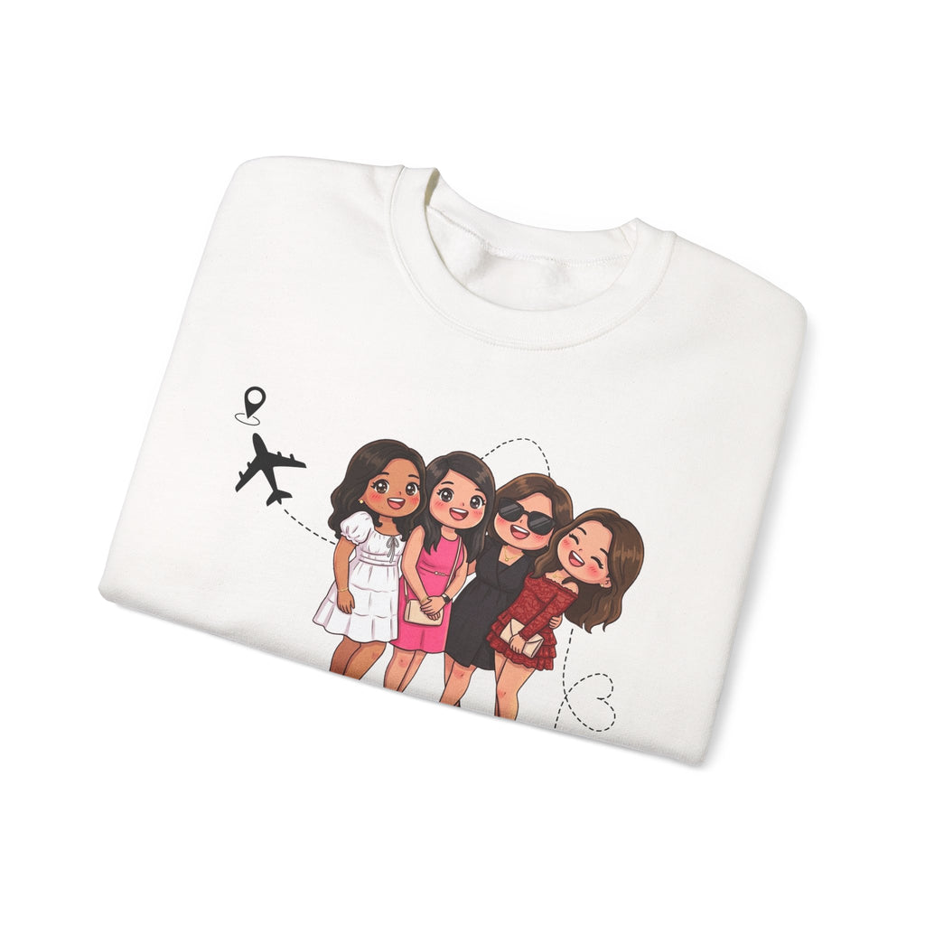 Girls Trip Sweatshirt — Cute Travel Crewneck for Best Friends